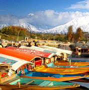 Shikara in Kashmir