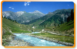 Valley Between Srinagar - Leh,Kashmir